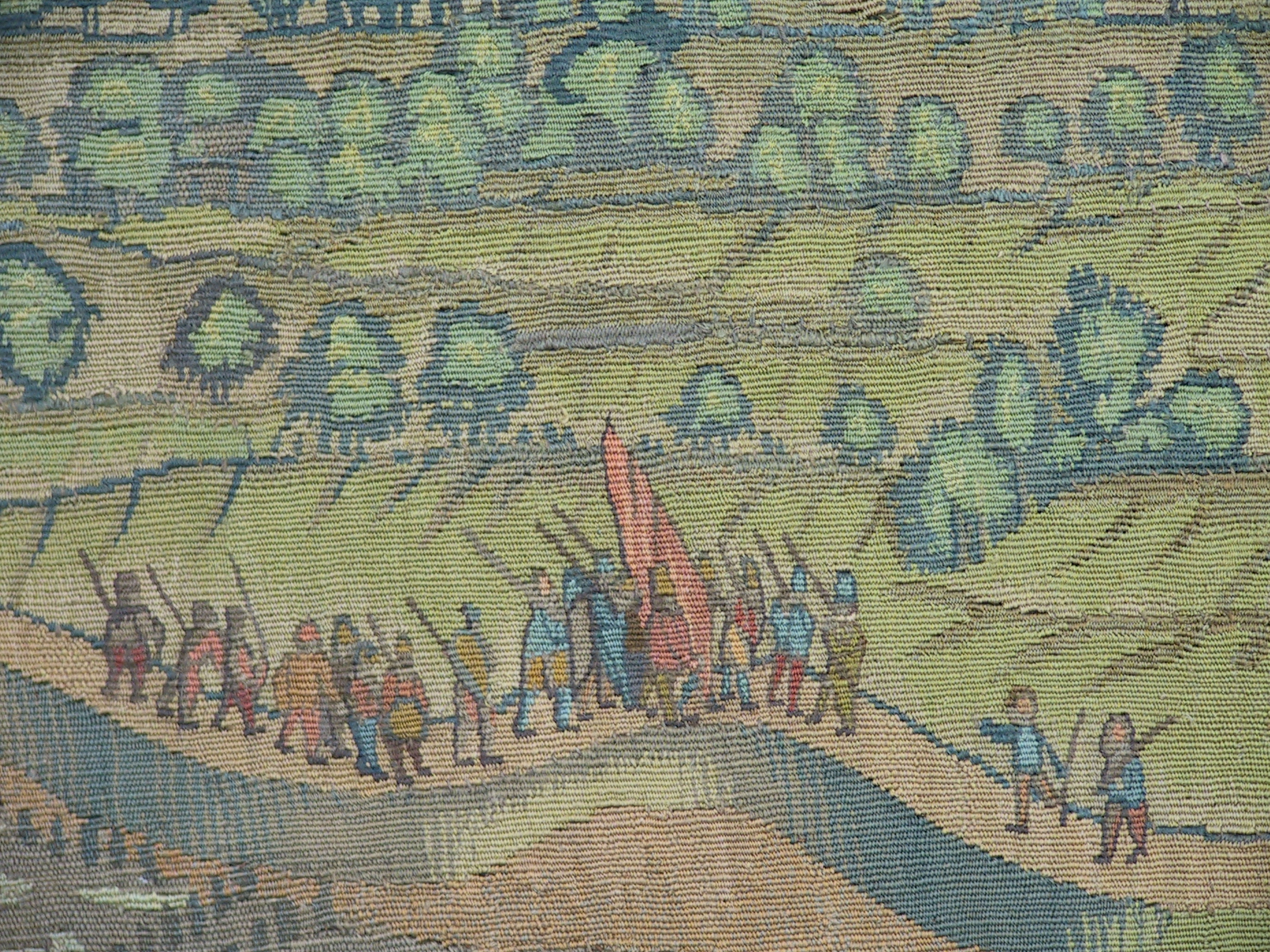 Zeeuwse soldaten op de kade