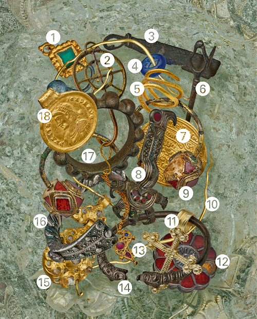 Campagnebeeld Bodemjuweeltjes met nummers