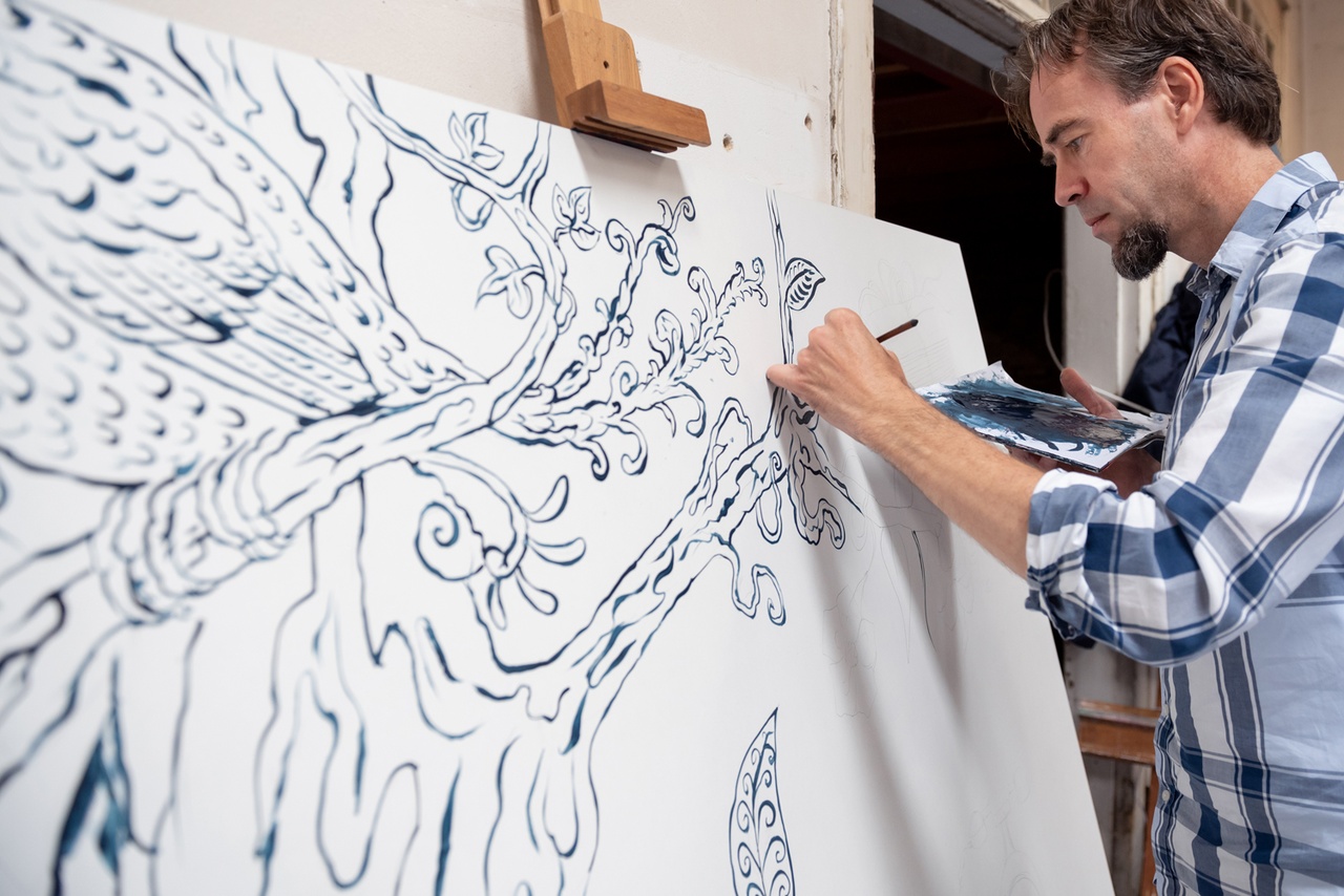 Pepijn van den Nieuwendijk at work - photo by Lotte Stekelenburg