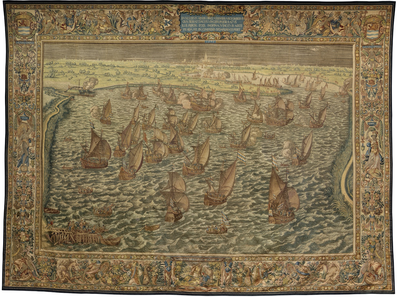 Tapestry, battle at Lillo 3th of February - 16th of March 1572