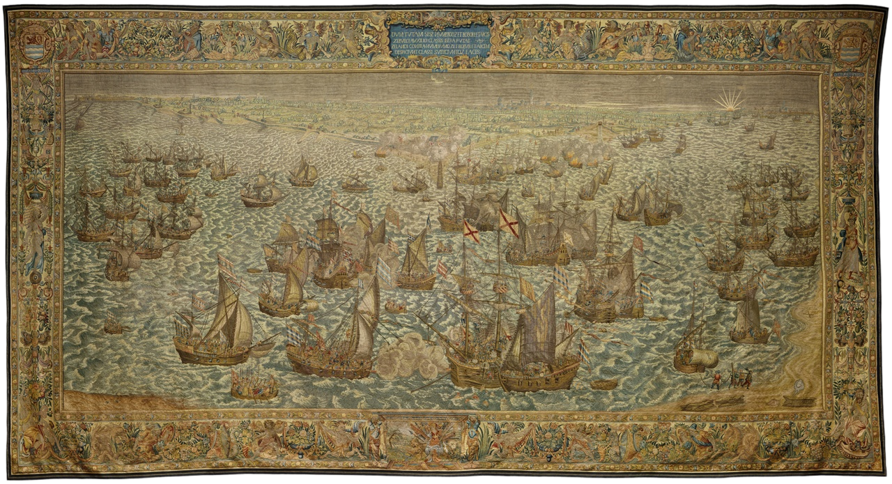 Tapestry, battle at Rammekens 11th - 14th of June 1572